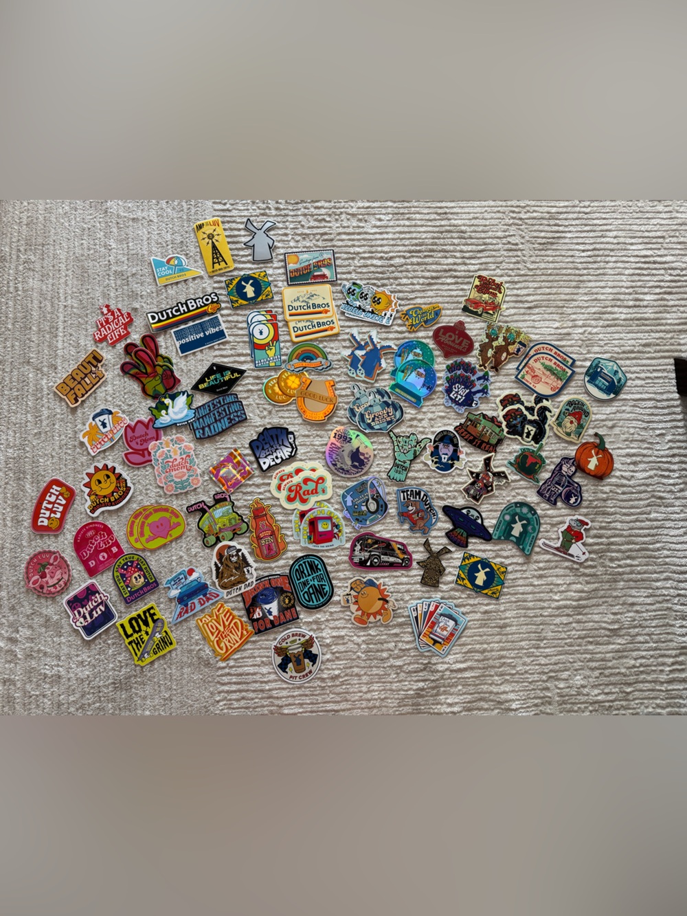 DUTCH BROS Assorted Colorful Enamel Pins Lot - Multicolor Collection
